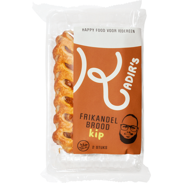 Kadir's Frikandelbrood Kip 2 Stuks
