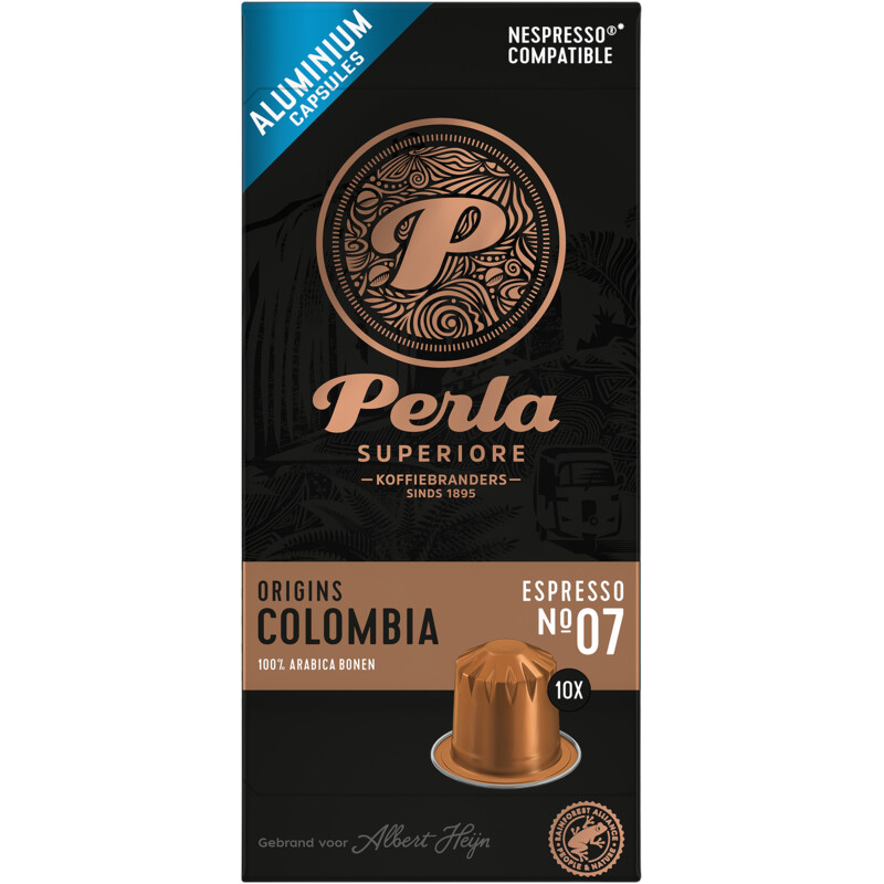 Perla Superiore Origins Colombia espresso capsules