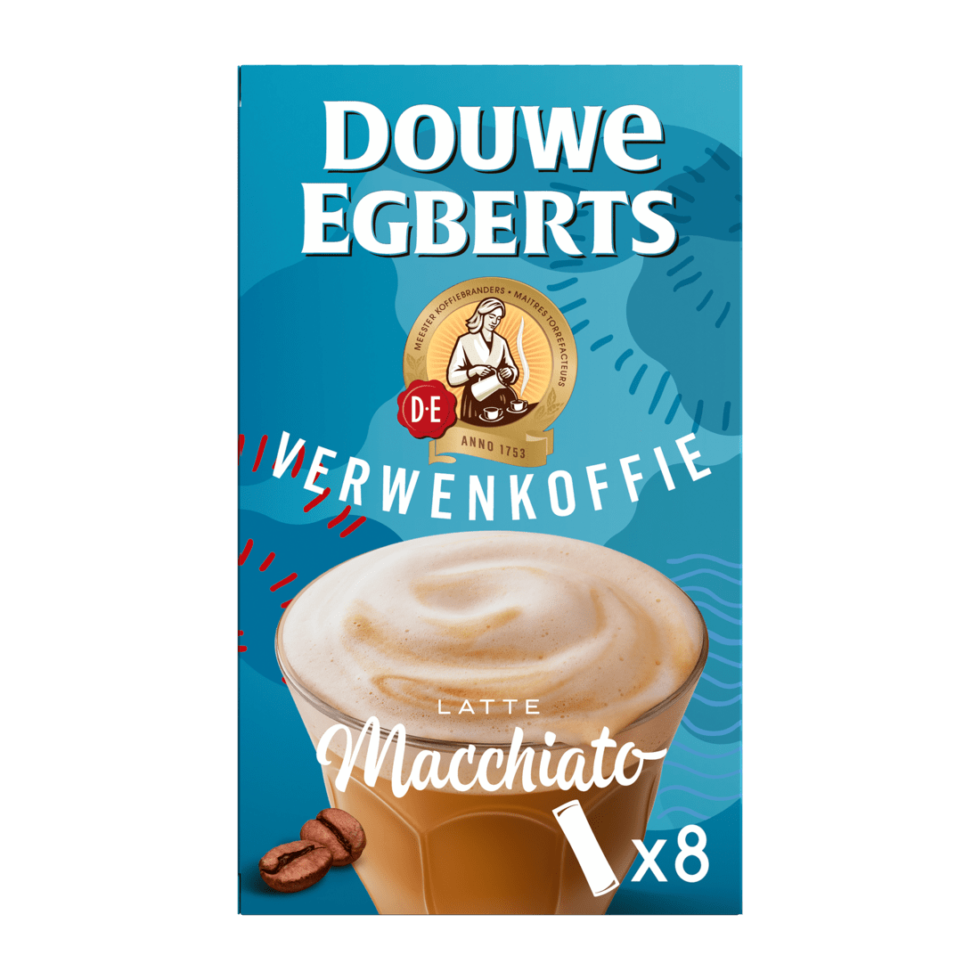 Douwe Egberts Verwenkoffie latte macchiato oploskoffie