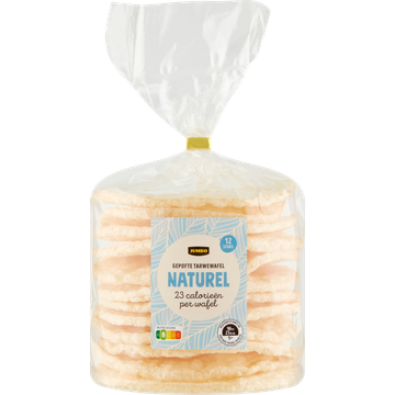 Jumbo Gepofte Tarwewafel Naturel 12 Stuks