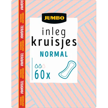 Jumbo Inlegkruisjes Normal Voordeelverpakking 60 Stuks