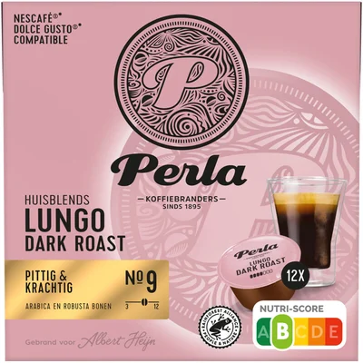 Perla Huisblends Dolce gusto compatible lungo dark roast