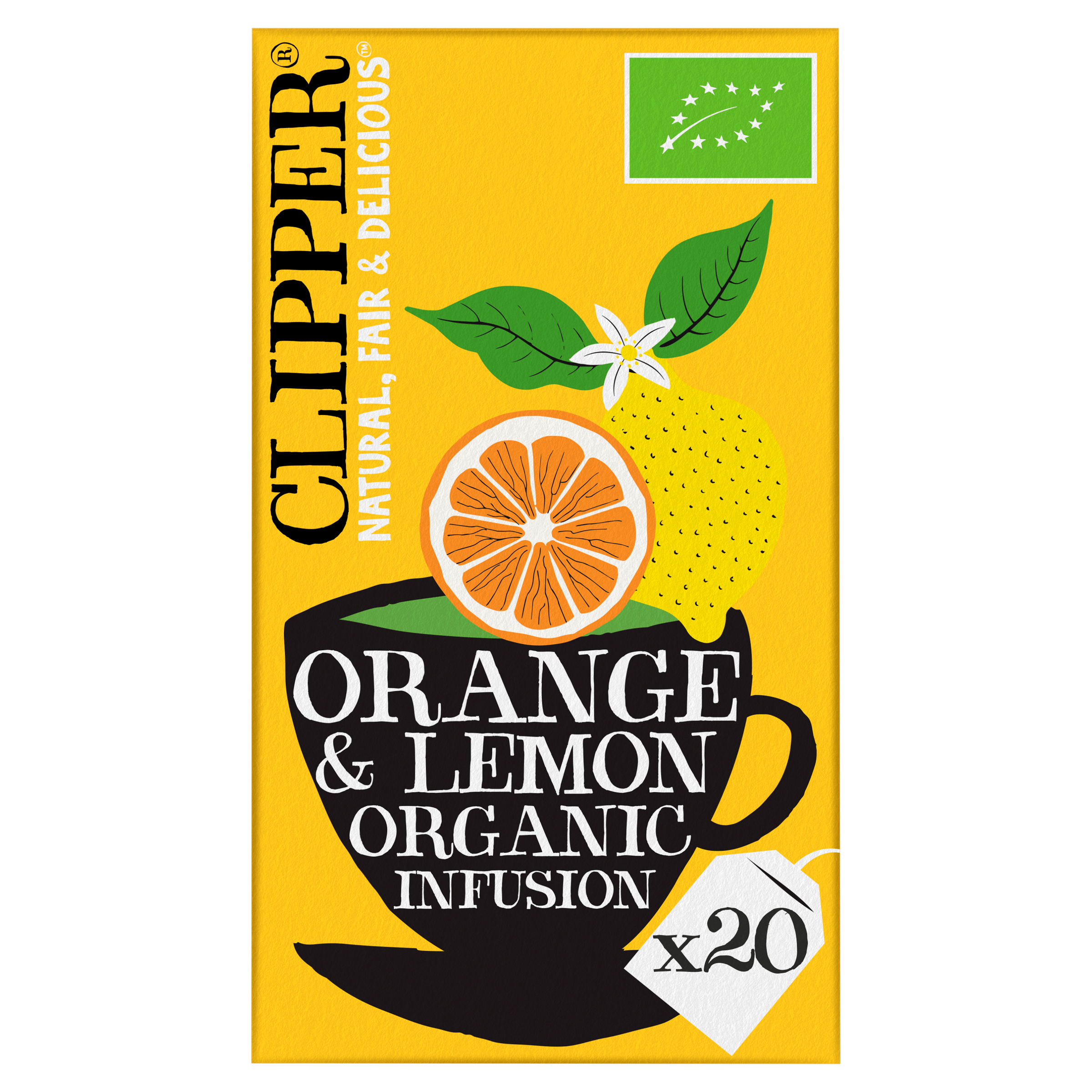 Clipper Orange & lemon organic infusion