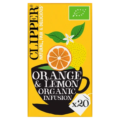 Clipper Orange & lemon organic infusion