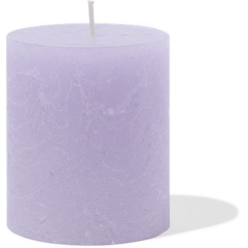 Kaars Rustiek 7*8 Lila