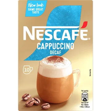 Nescafé Cappuccino decaf oploskoffie