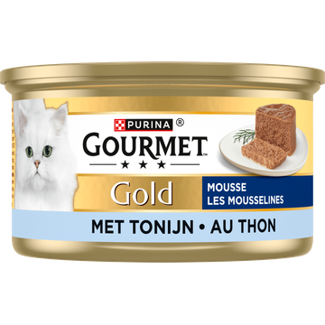 Gourmet Gold Mousse Kattenvoer nat met Tonijn