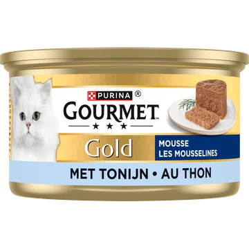 Gourmet Gold Mousse Kattenvoer nat met Tonijn