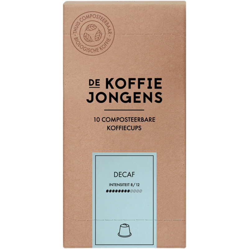 De Koffiejongens Decaf capsules