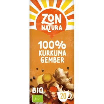 Zonnatura 100% kurkuma gember kruideninfusie