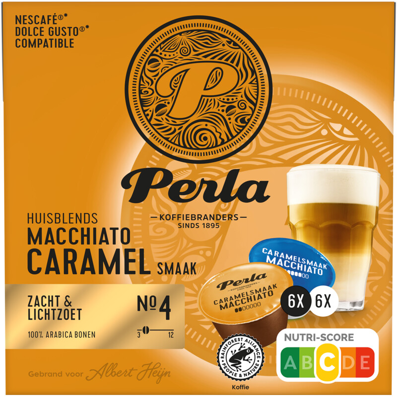 Perla Huisblends Dolce gusto compatible latte caramel