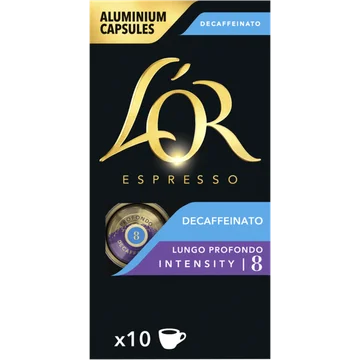 L'OR Decaffeinato lungo profondo capsules
