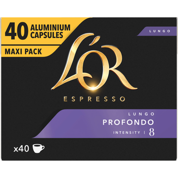 L'OR Lungo profondo capsules maxi pack
