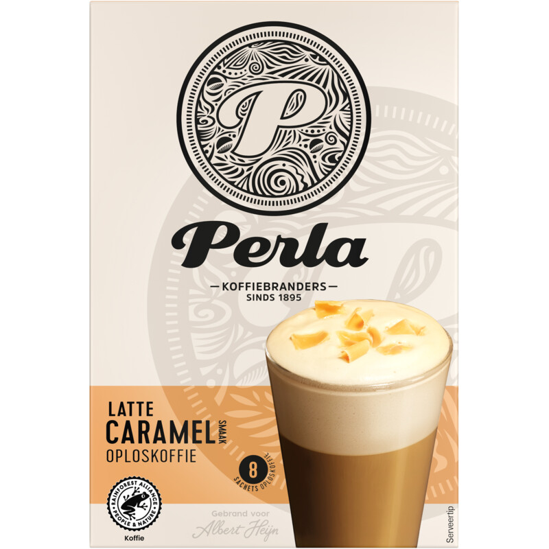 Perla Huisblends Latte caramel oploskoffie