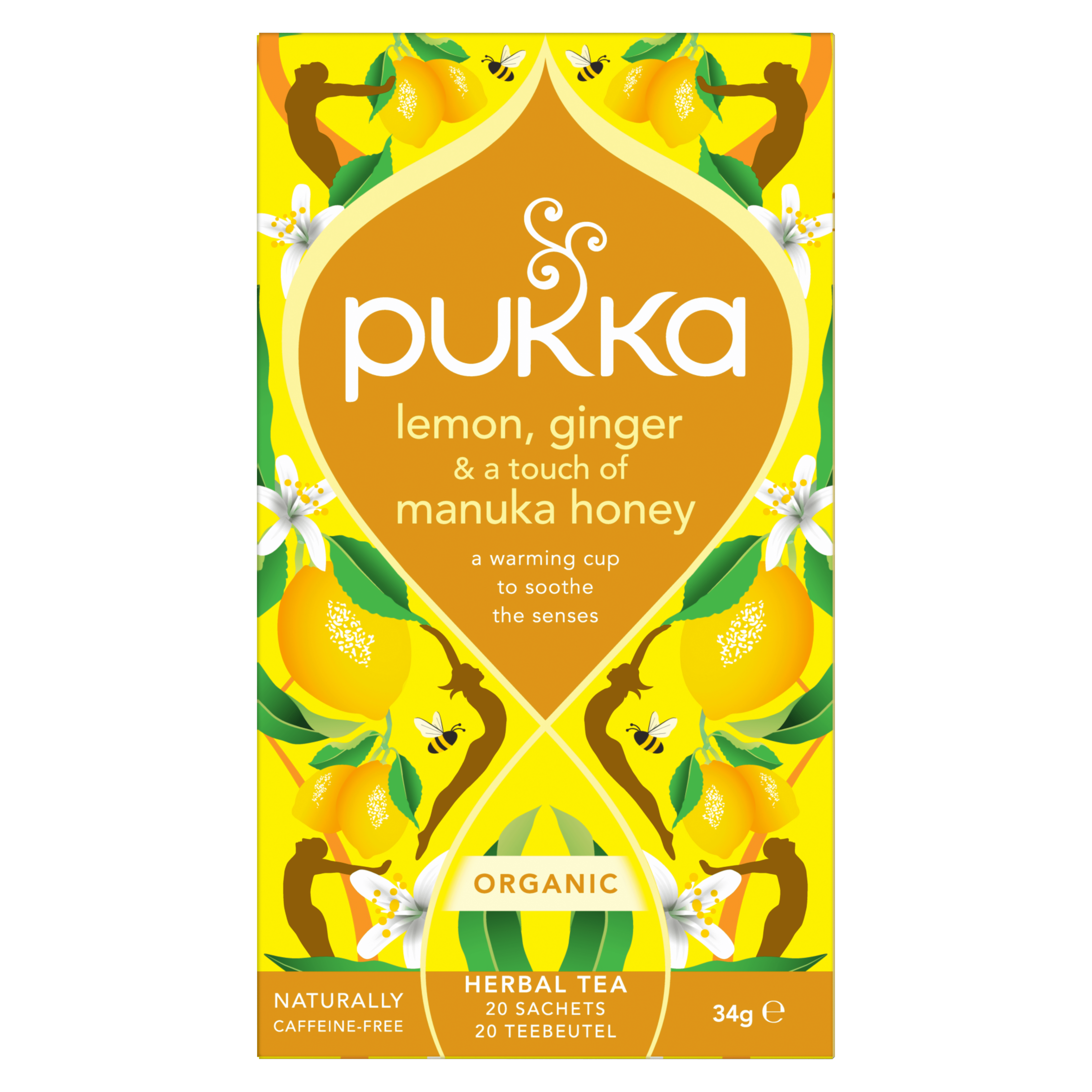 Pukka Lemon ginger manuka honey