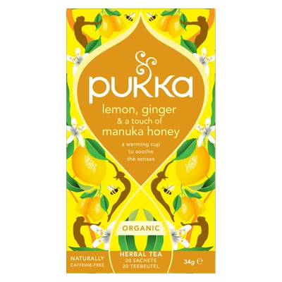 Pukka Lemon ginger manuka honey