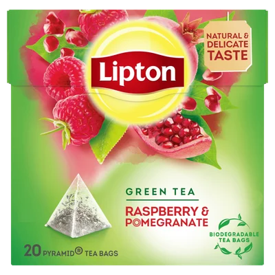 Lipton Raspberry & pomegranate green tea
