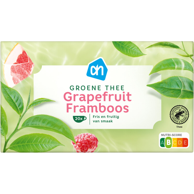 AH Groene thee grapefruit framboos