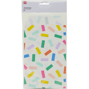 HEMA Uitdeelzakjes Confetti 8 Stuks