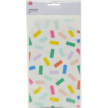 HEMA Uitdeelzakjes Confetti 8 Stuks