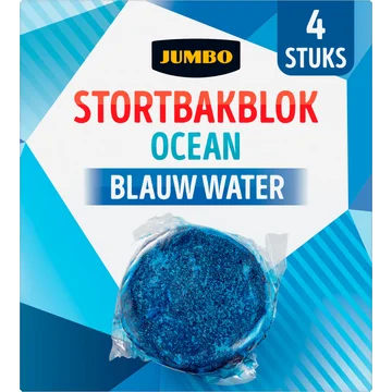 Jumbo Stortbakblok Ocean Blauw Water 4 x 50 g