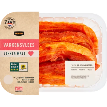 Jumbo Zonvarken Speklappen Gemarineerd 315 g