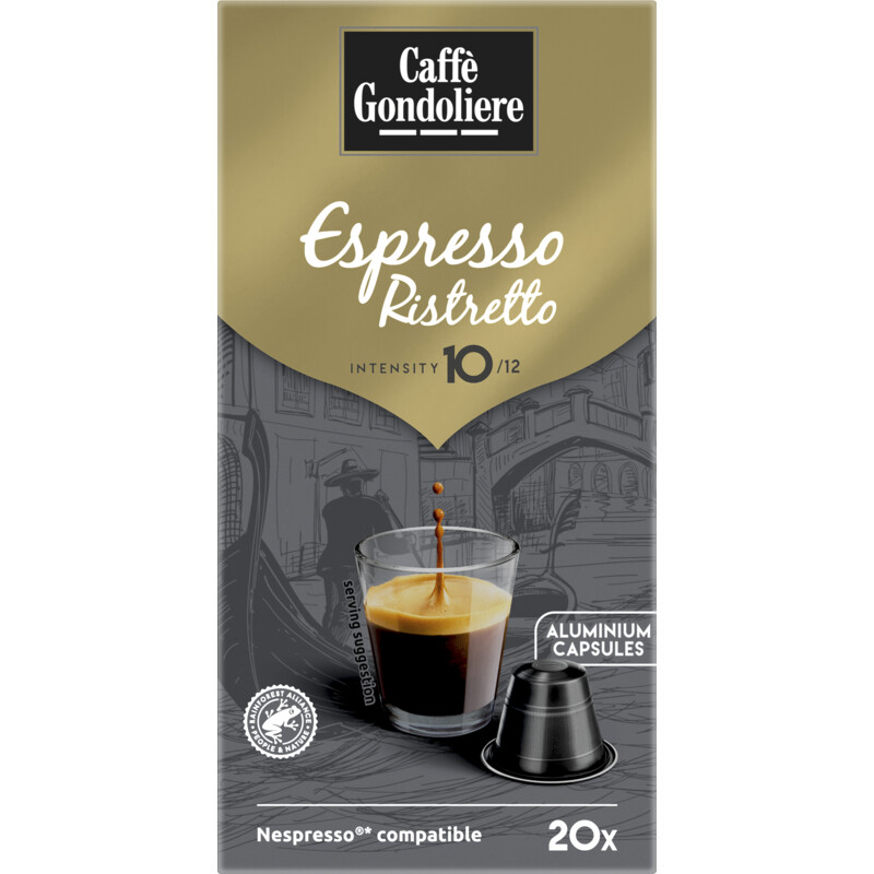Caffè Gondoliere Espresso ristretto capsules