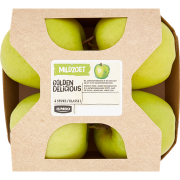 Jumbo Golden Delicious Appels 4 Stuks