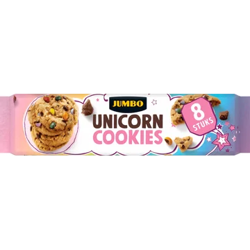 Jumbo Unicorn Cookies 8 Stuks