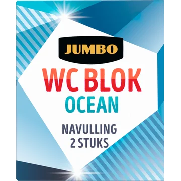 Jumbo WC Blok Ocean Navulling 2 x 40 g