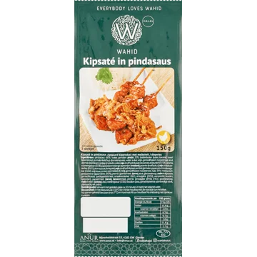 Wahid Kipsaté in Pindasaus 3 Stokjes 150 g