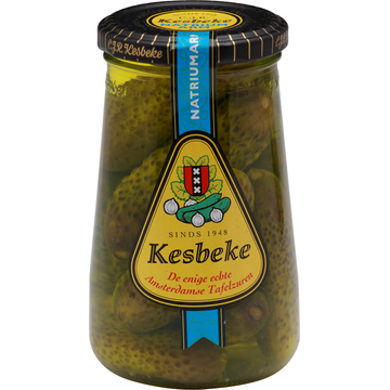 Kesbeke Augurken AB Natriumarm Zoetzuur 180 g