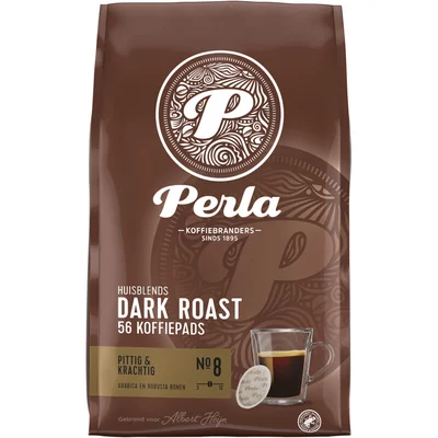 Perla Huisblends Dark roast koffiepads