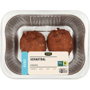 Jumbo Gebraden Gehaktbal Rund 2 Stuks