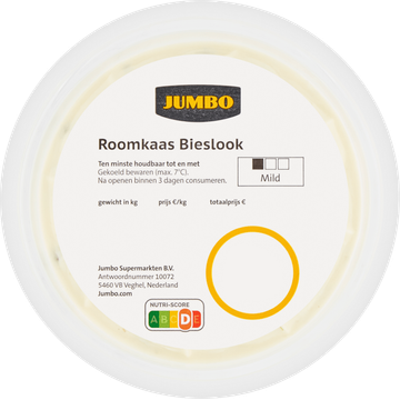 Jumbo Roomkaas Bieslook Mild 125 g