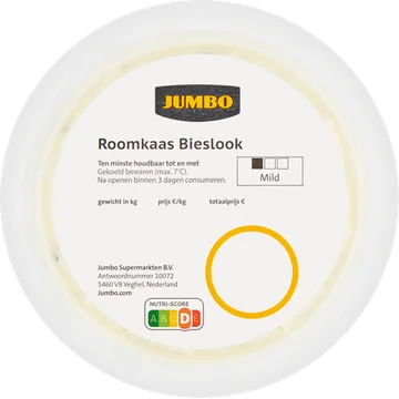 Jumbo Roomkaas Bieslook Mild 125 g