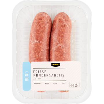 Jumbo Friese Rundersaucijs 2 Stuks