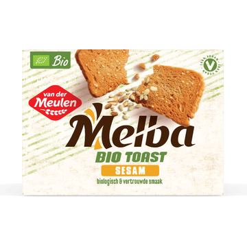 Van der Meulen Melba Biologische Toast Sesam 100 g