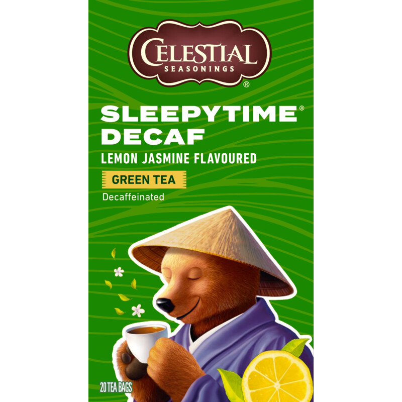 Celestial Seasonings Sleepytime decaf lemon jasmin green tea
