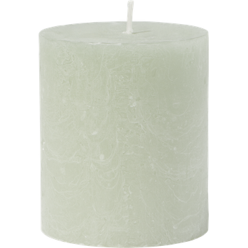 HEMA Rustieke Kaars 8cm Lichtgroen