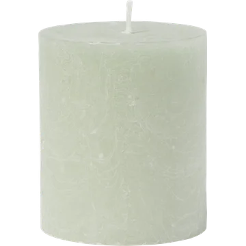 HEMA Rustieke Kaars 8cm Lichtgroen