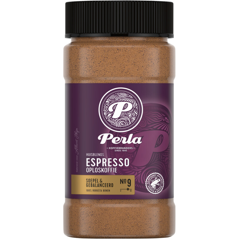 Perla Huisblends Espresso oploskoffie