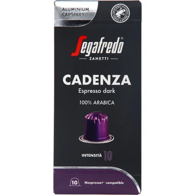 Segafredo Cadenza espresso dark capsules
