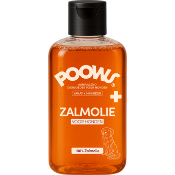 Poows 100% Zalmolie voor Honden 250 ml