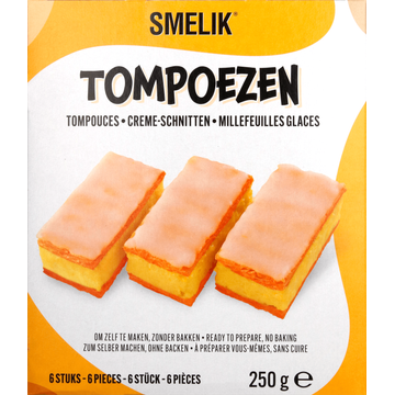 Smelik Tompoezen 6 Stuks 250 g