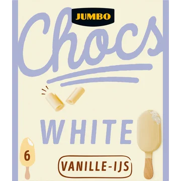 Jumbo Choc's White 6 Stuks 600 ml