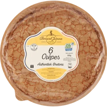 Bernard Jarnoux Crêpes Authentiek Bretons 6 Stuks 300 g