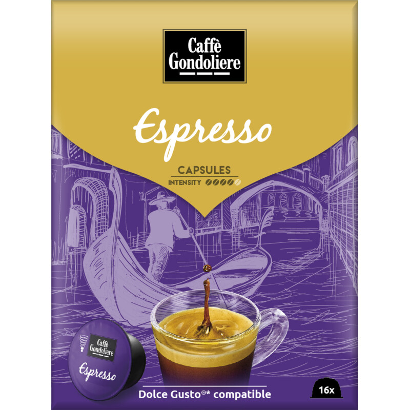 Caffè Gondoliere Dolce gusto compatible espresso