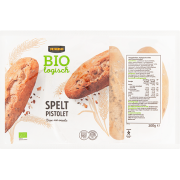 Jumbo Βiologisch - Spelt Pistolet - 4 Stuks
