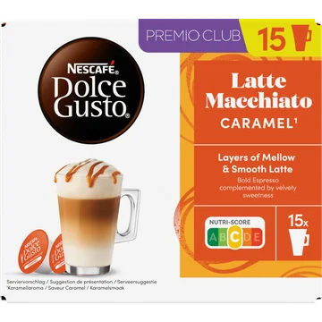 Nescafé Dolce Gusto Latte macchiatio caramel capsules